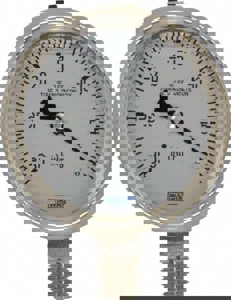 Pressure Gauge: 2-1/2