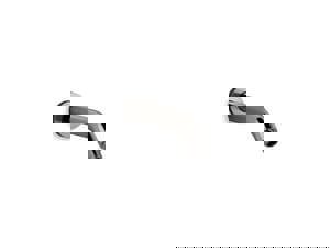 6-7/8 in. Shower Arm and Flange in Vibrant Titanium