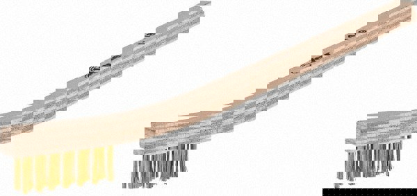 Scratch Brush: 3 Row, 7 Column, Brass