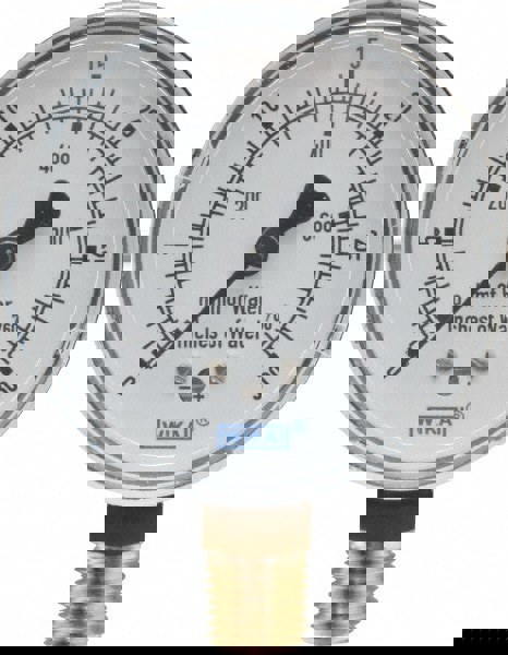 Pressure Gauge: 2-1/2