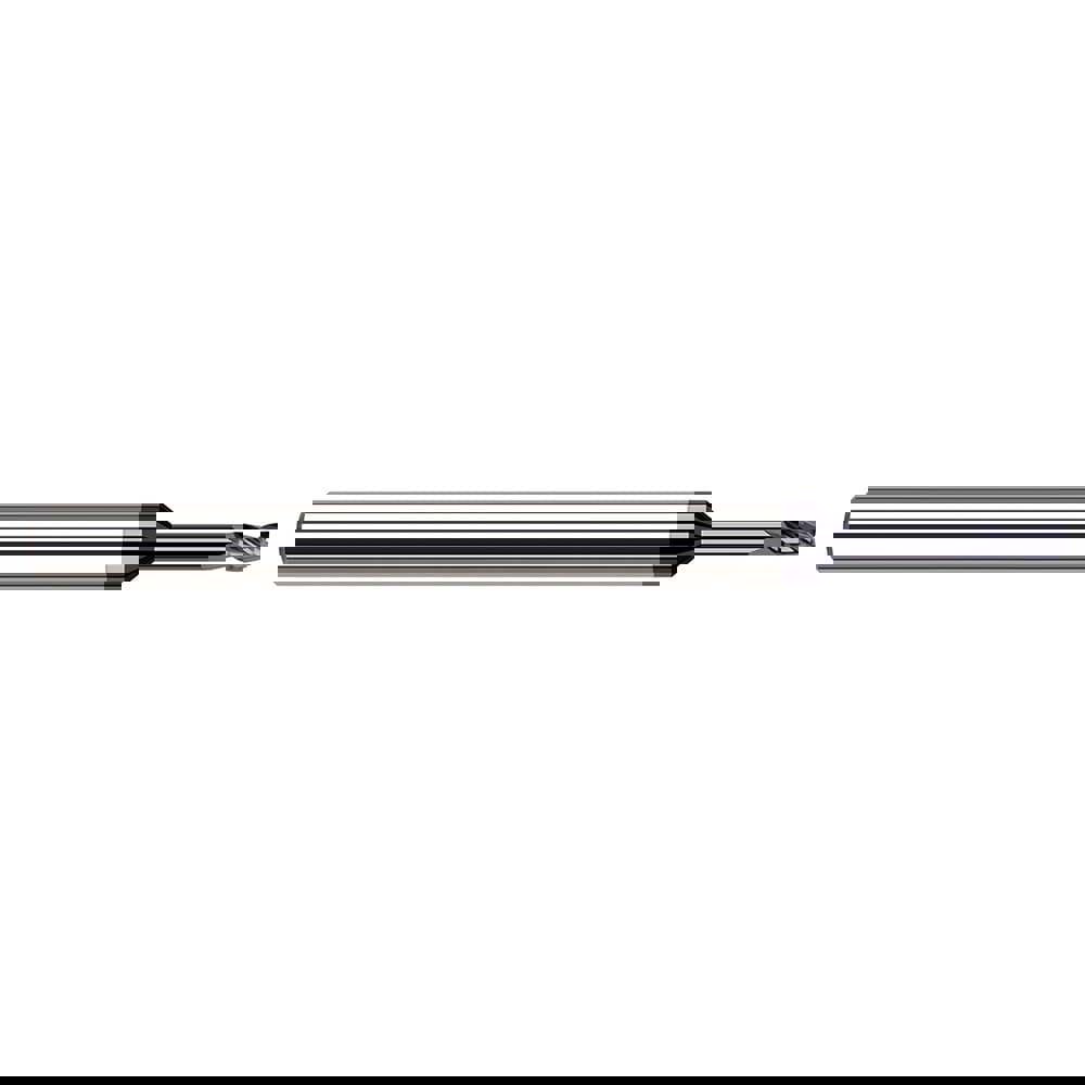 Square End Mill: 0.90 mm Dia, 3 Flute, Solid Carbide