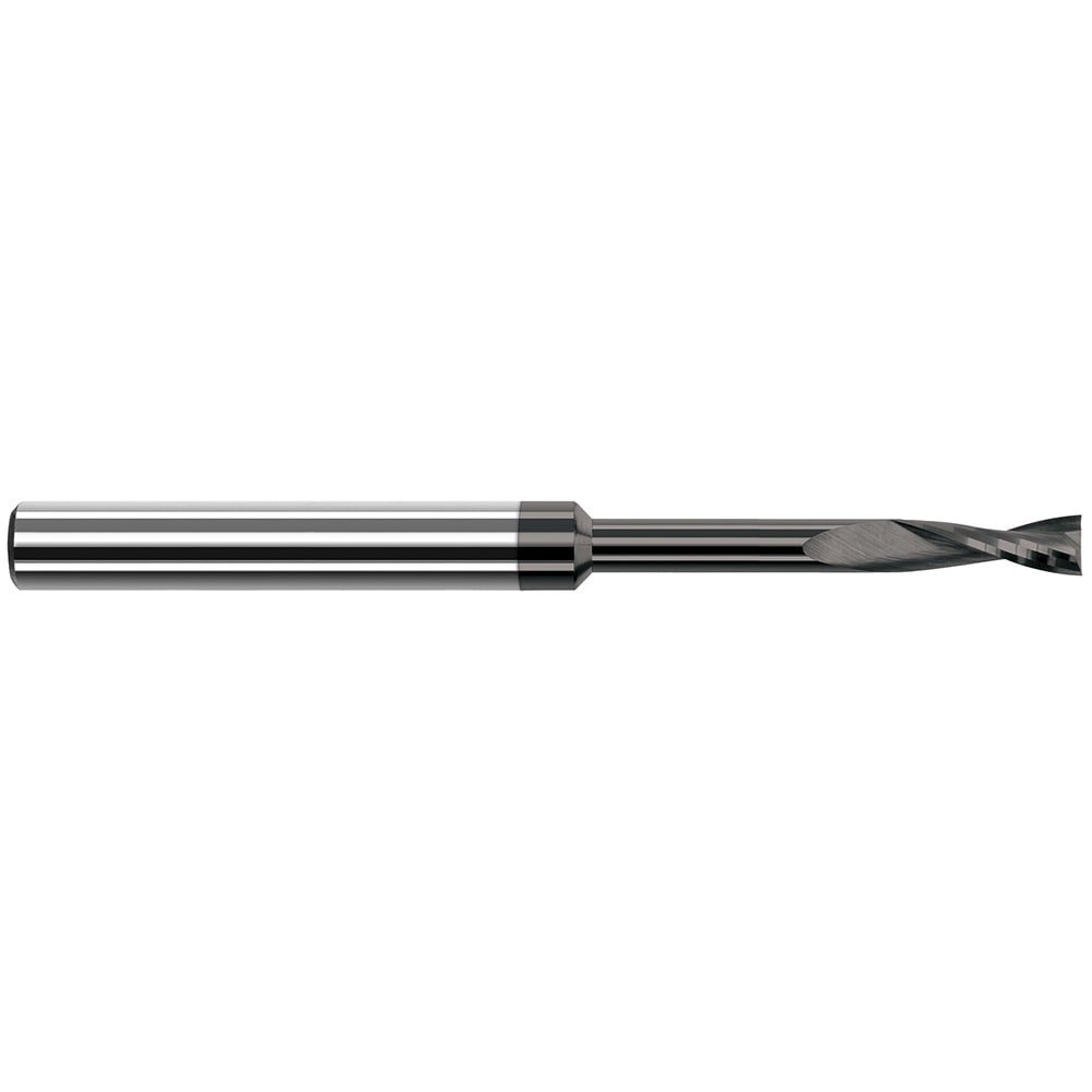 Square End Mill: 1/4'' Dia, 3/4'' LOC, 1/4'' Shank Dia, 4'' OAL, 2 Flutes, Solid Carbide