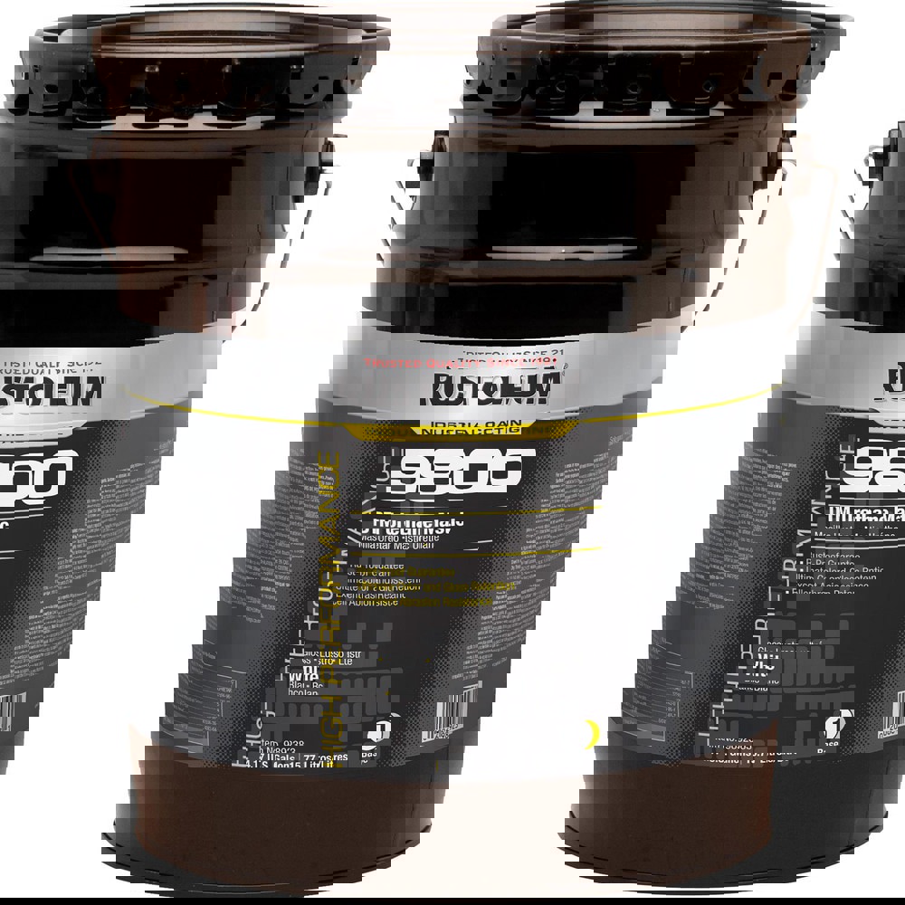 Industrial Enamel Paint: 5 gal, Gloss, White