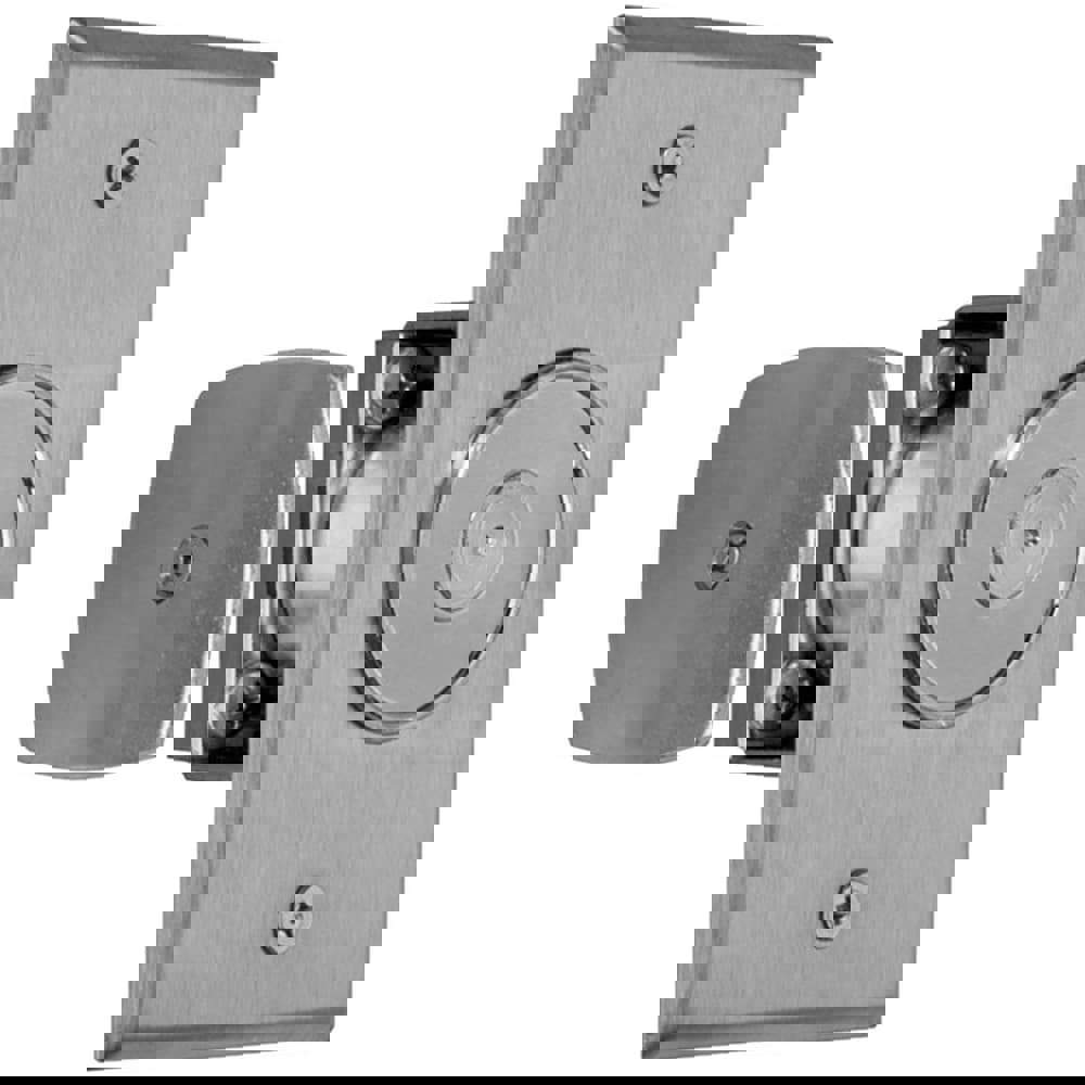 Electromagnet Locks; Lock Type: Door Position Switch ; Mount Type: Surface ; Material: Steel ; Opening Action: Electromagnetic ; Strike Plate Length: 2.5in ; Strike Plate Width: 4.5in