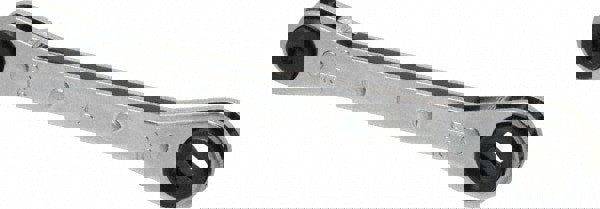 Box End Wrench: 1/4 & 3/16 Sq in x 3/8 & 5/16 Sq in, 6 Point, Double End