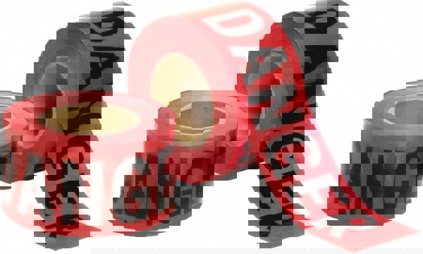 Barricade Tape: Black & Red, Message: