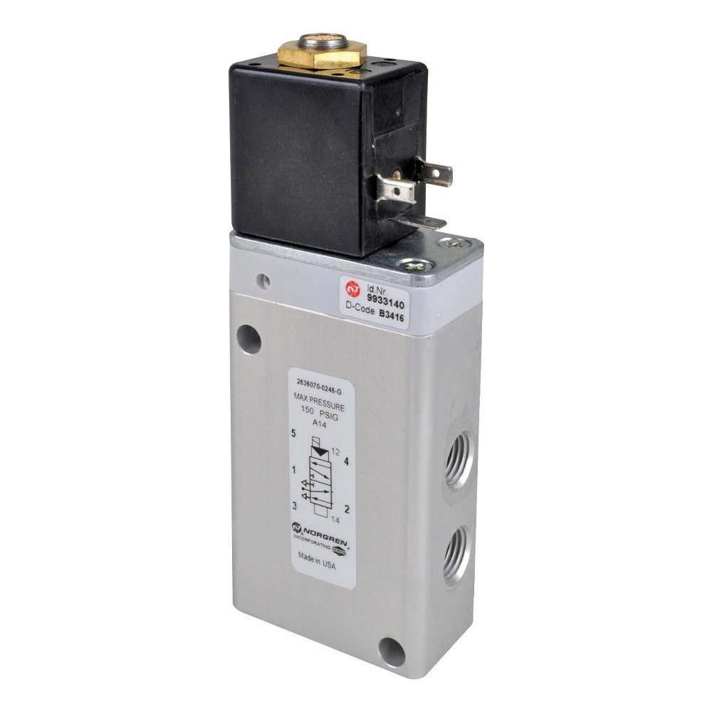 Solenoid Valve Accessories; Accessory Type: T Spool Pilot Head ; Port Size Npt: 1/4 in ; UNSPSC Code: 40141616