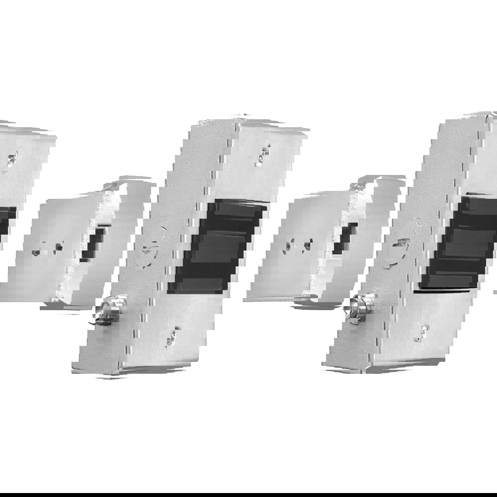 Electromagnet Locks; Lock Type: Door Position Switch ; Mount Type: Surface ; Material: Steel ; Opening Action: Electromagnetic ; Strike Plate Length: 5.5in ; Strike Plate Width: 4.5in