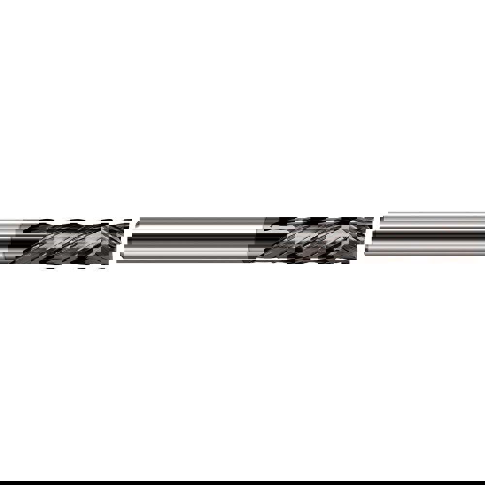 Square End Mill: 1/8'' Dia, 3/8'' LOC, 1/8'' Shank Dia, 1-1/2'' OAL, 2 Flutes, Solid Carbide