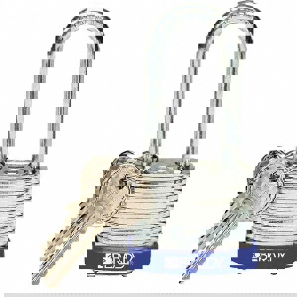 Lockout Padlock: Keyed Different, Steel, 2