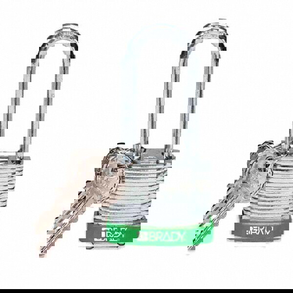 Lockout Padlock: Keyed Different, Steel, 2