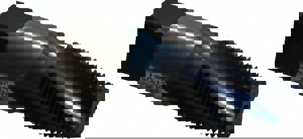 3/8-18 NPT, 15&deg; Helix, 4 Flutes, Blue Diamond Finish, High Speed Steel, Spiral Flute Pipe Tap