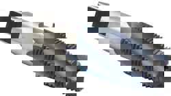 3/4-14 NPT, 15&deg; Helix, 5 Flutes, Blue Diamond Finish, High Speed Steel, Spiral Flute Pipe Tap