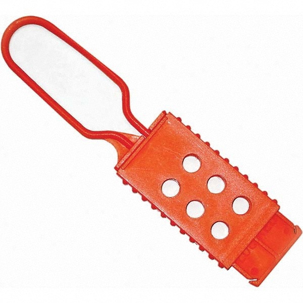 Lockout Hasp: Snap-On Hasp, Single Jaw, 6 Padlocks