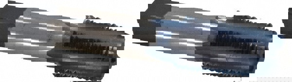 Standard Pipe Tap: 1/8-27, NPT, 4 Flutes, High Speed Steel, Blue Diamond Finish