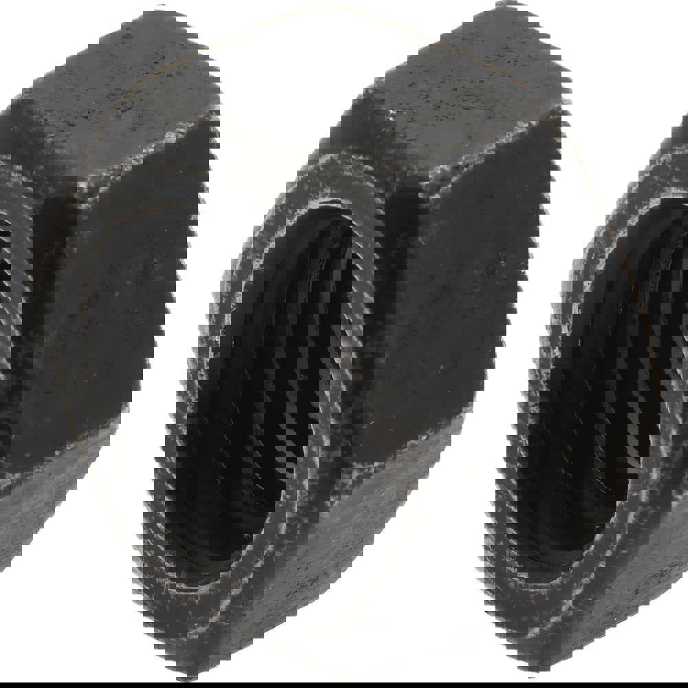 Hex Nut: 3/8-16, Grade 8 Steel, Black Oxide Finish