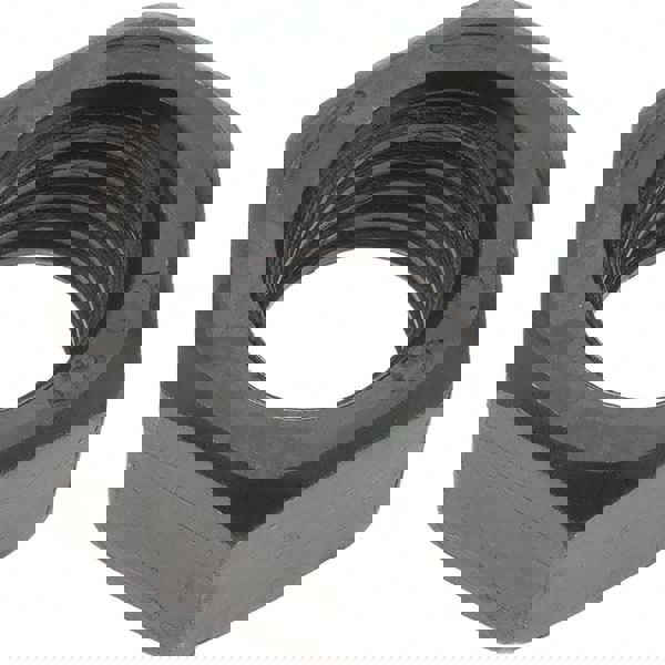 Hex Nut: 3/4-10, Grade 8 Steel, Black Oxide Finish