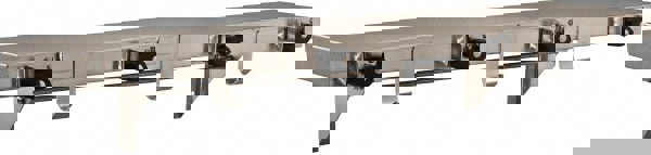 Stainless Steel with Rubber Holders, Utility Shelf with Holders