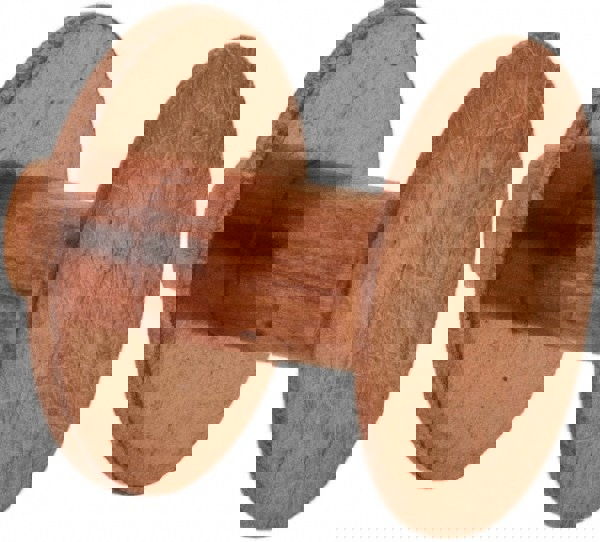 #12 Wire Body Diam, Flat Copper Belt Rivet with Washer