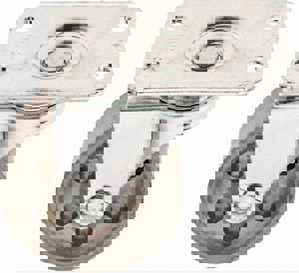 Swivel Top Plate Caster: Cast Iron, 2