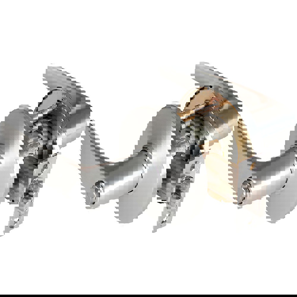 Lever Locksets; Lockset Type: Privacy ; Key Type: Keyed Different ; Back Set: 2-3/4 (Inch); Cylinder Type: Non-Keyed ; Material: Metal ; Door Thickness: 1-3/4 to 2-1/4