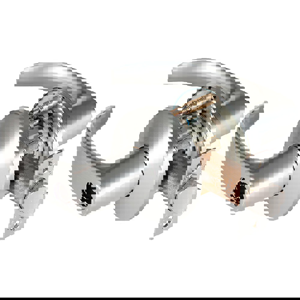 Lever Locksets; Lockset Type: Storeroom ; Key Type: Keyed Different ; Back Set: 2-3/4 (Inch); Cylinder Type: Less Core ; Material: Metal ; Door Thickness: 1-3/4 to 2-1/4