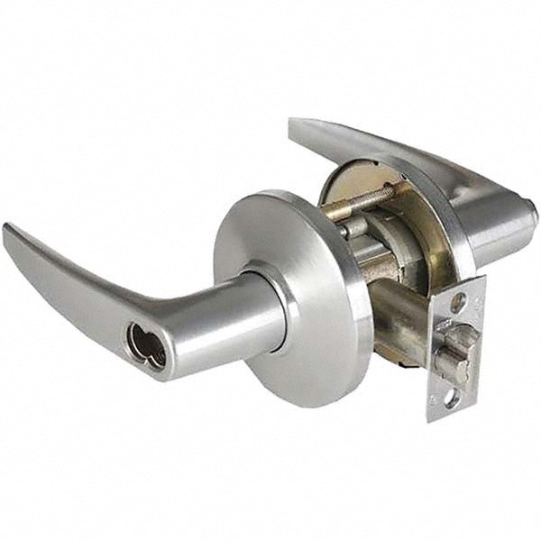 Storeroom Lever Lockset for 2-1/4