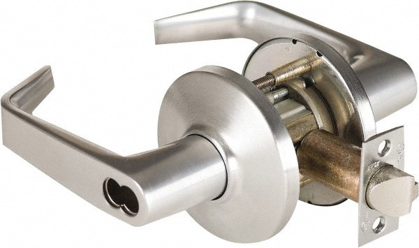 Institution Lever Lockset for 2-1/4