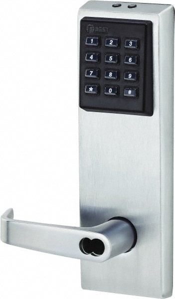 Entry Lever Lockset for 1-3/8 to 1-3/4