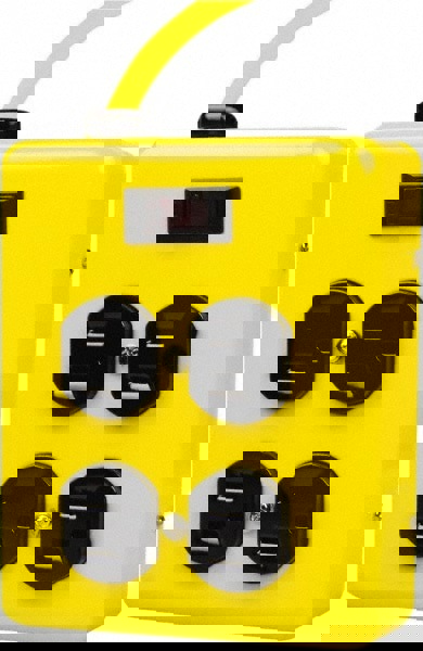 4 Outlets, 125 Volts, 15 Amps, 4' Cord, Power Outlet Strip