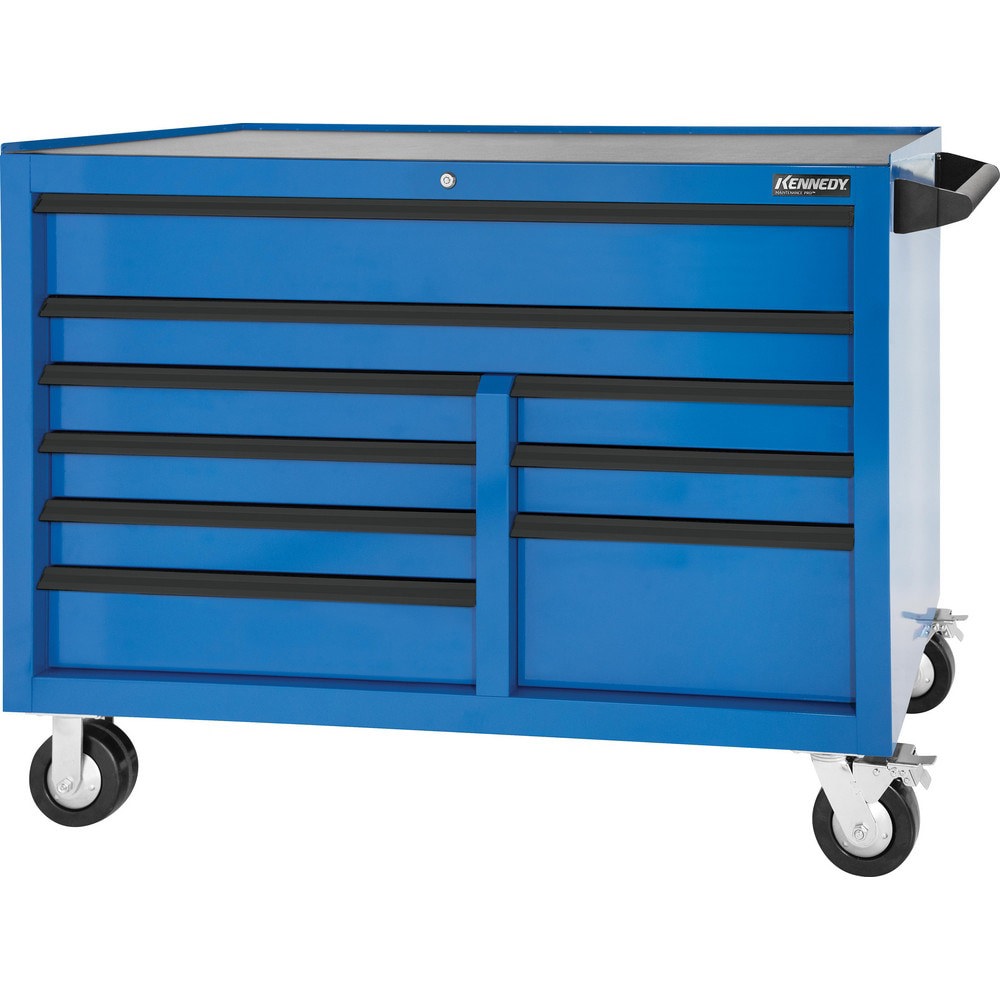 Tool Roller Cabinets; Top Material: Steel ; Color: Black ; Drawer Capacity: 120 ; Cabinet Material: Steel ; UNSPSC Code: 24112401 ; Number Of Drawers: 8
