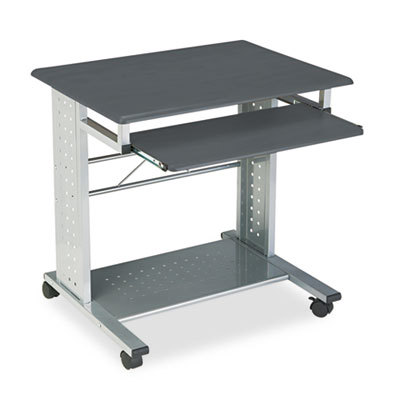 Empire Mobile PC Cart, 29-3/4w x 23-1/2d x 29-3/4h, Anthracite