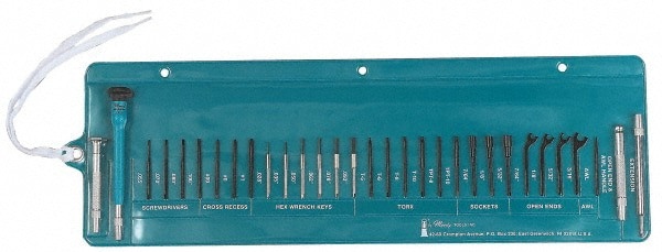 Combination Hand Tool Set: 28 Pc, Miniature Set