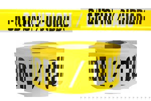 3X300 BARR TAPE CAUTION YELL