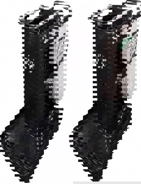 35 Gal Plastic Janitor Cart