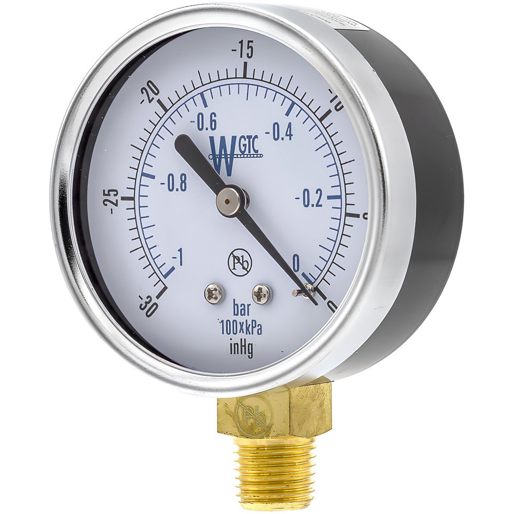 Pressure Gauges; Gauge Type: Utility Gauge ; Scale Type: Dual ; Accuracy (%): 13-2-3 ; Dial Type: Analog ; Thread Type: 1/4