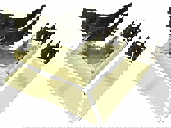 4 Inch Long x 4 Inch Wide x Raceway Divided Radiused Internal Elbow