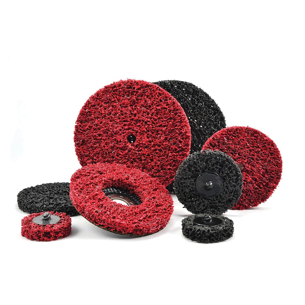 Deburring Discs; Disc Diameter (Inch): 8 ; Abrasive Material: Silicon Carbide ; Grade: Extra Coarse ; Connector Type: Arbor ; Center Hole Size (Inch): 1/2 ; Shank Diameter (Inch): 1/2