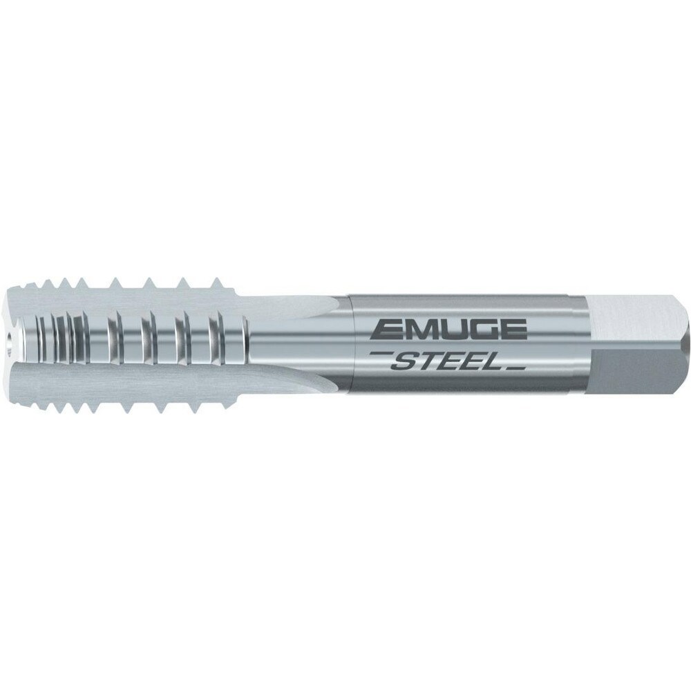 Straight Flute Tap: M16x2.00 Metric Coarse, 3 Flutes, Modified Bottoming, 6HX Class of Fit, Cobalt, Bright/Uncoated