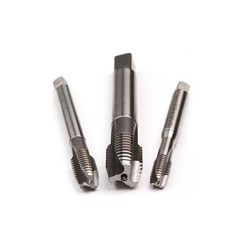 Spiral Point Tap: M10 x 1.5, Metric Coarse, 3 Flutes, Plug, 6H, Cobalt, Bright Finish