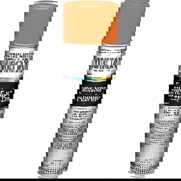 Enamel Spray Paint: Orange, Gloss, 10 oz