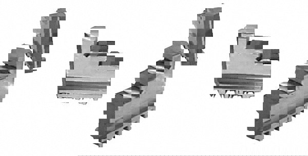 Hard Lathe Chuck Jaw: 203.2 mm Max Chuck Dia, Top