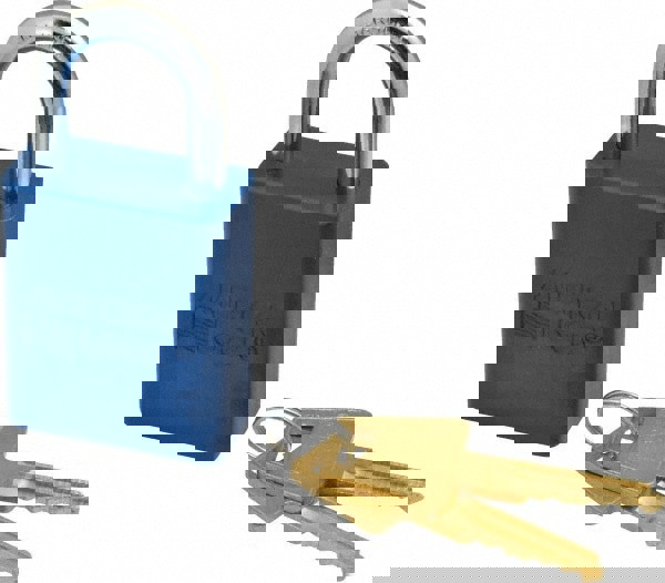 Lockout Padlock: Keyed Alike, Aluminum,