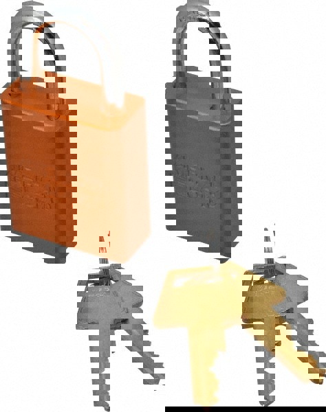 Lockout Padlock: Keyed Alike, Aluminum,