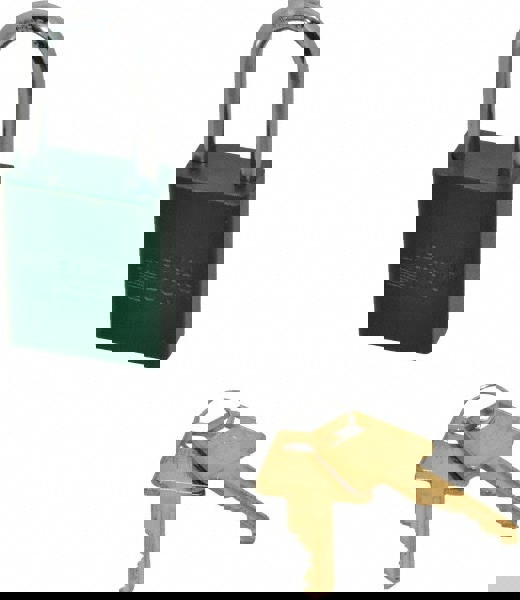 Lockout Padlock: Keyed Alike, Aluminum,