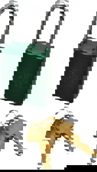 Lockout Padlock: Keyed Alike, Aluminum,