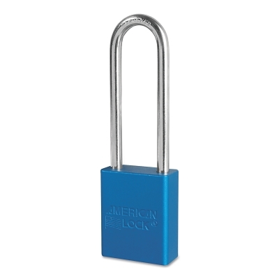 Lockout Padlock: Keyed Different, Aluminum, 3