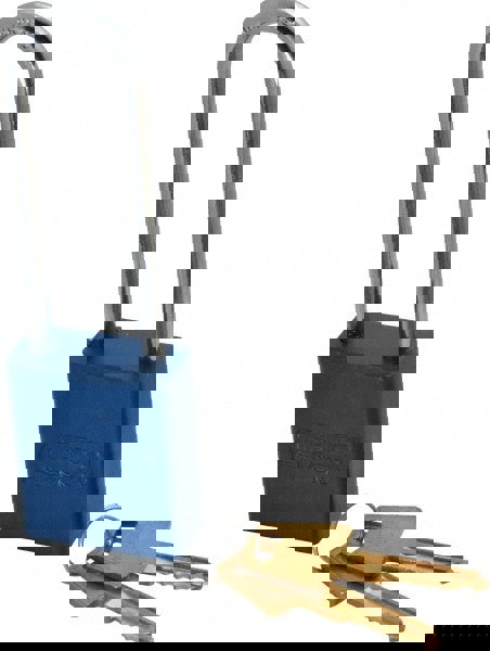 Lockout Padlock: Keyed Alike, Aluminum,