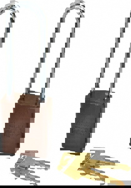 Lockout Padlock: Keyed Alike, Aluminum,