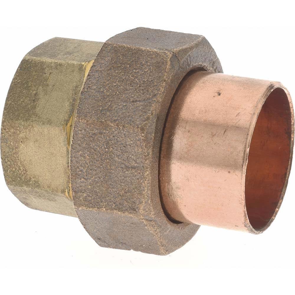 Wrot Copper Pipe Union: 1-1/4